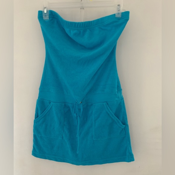 Raya Sun woman’s blue swimsuit cover up size Medium NWT - Picture 2 of 11